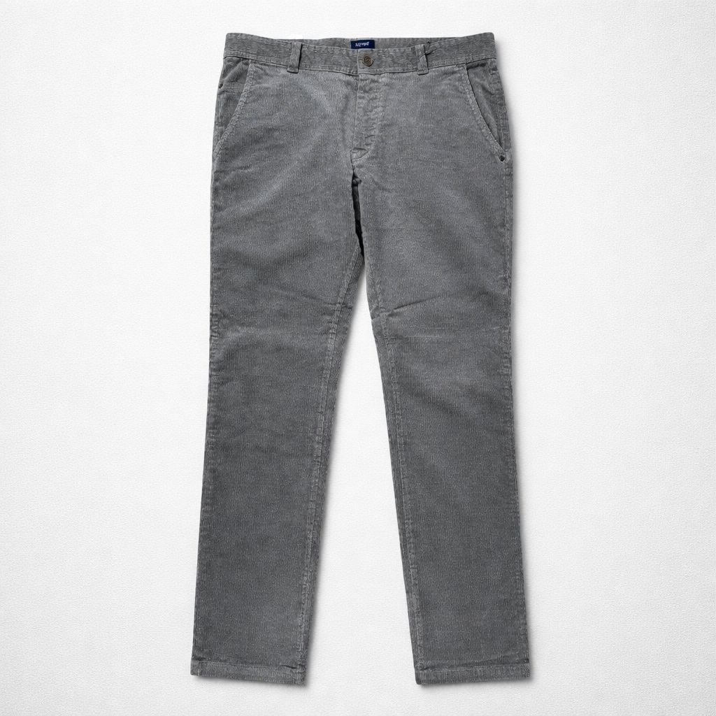 PIONEER ROCCO VELVET PANT Male GREY