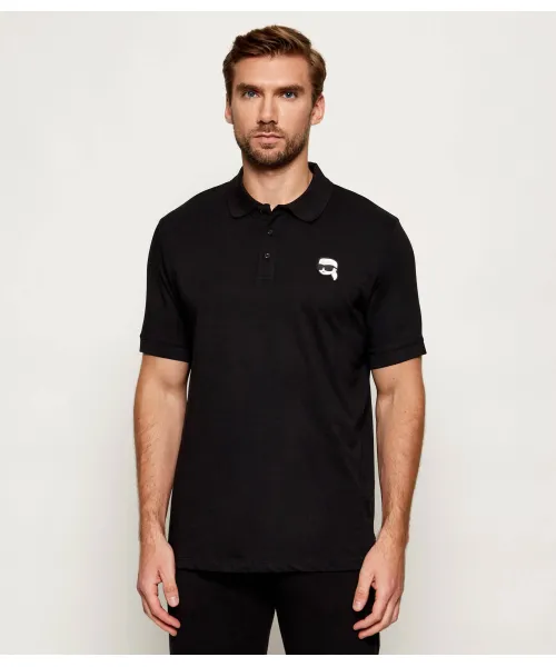 Karl Lagerfeld Cotton Polo Male