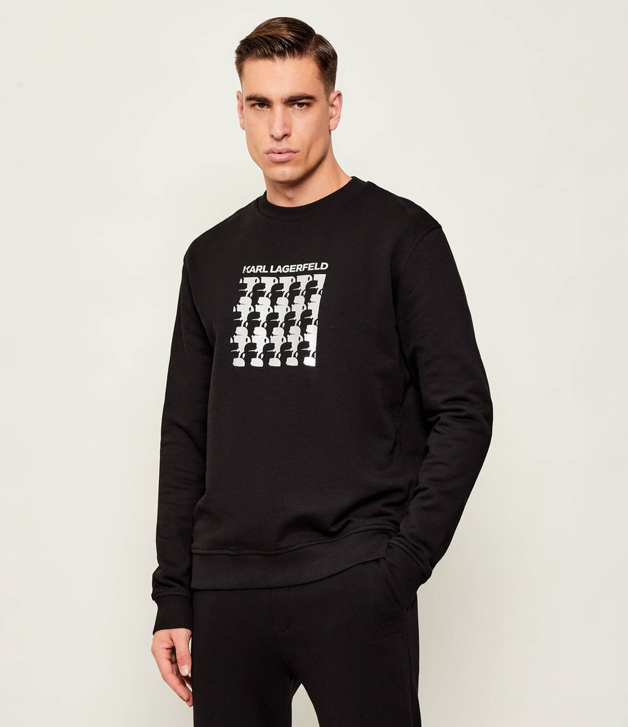 Karl Lagerfeld Cotton Sweat shirt Male BLACK