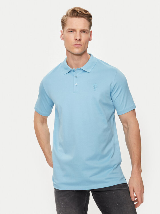 Karl Lagerfeld Polo T-shirt Male BLUE