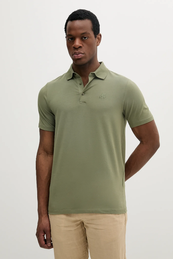 Karl Lagerfeld Polo T-shirt Male GREEN