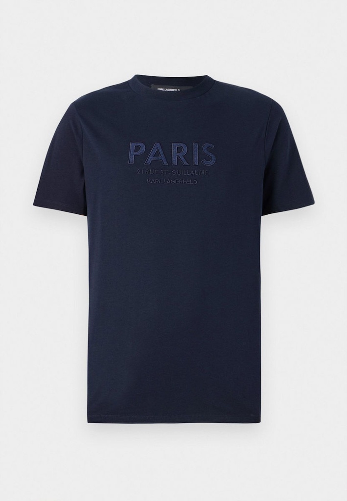 Karl Lagerfeld Round T-shirt Male NAVY
