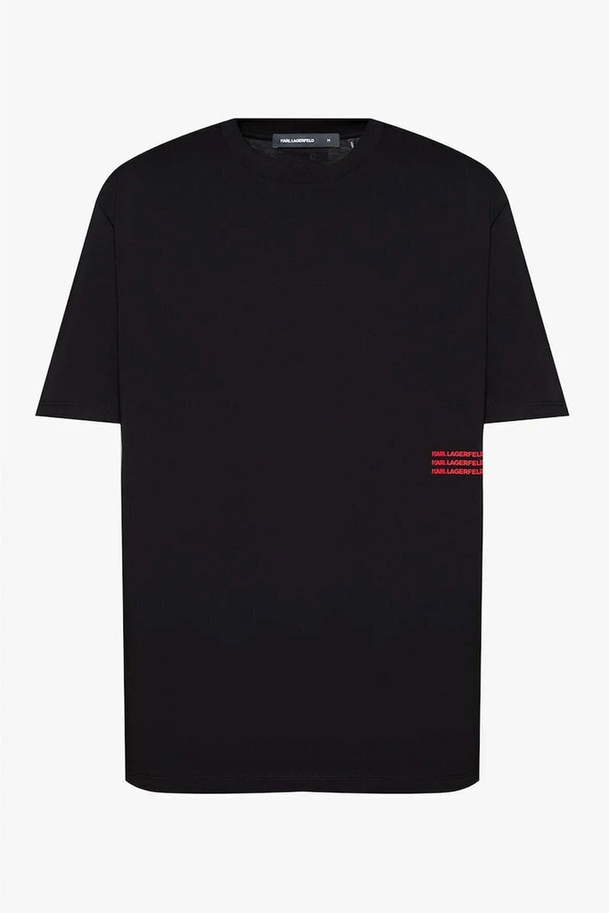 Karl Lagerfeld Round T-shirt Male WHITE