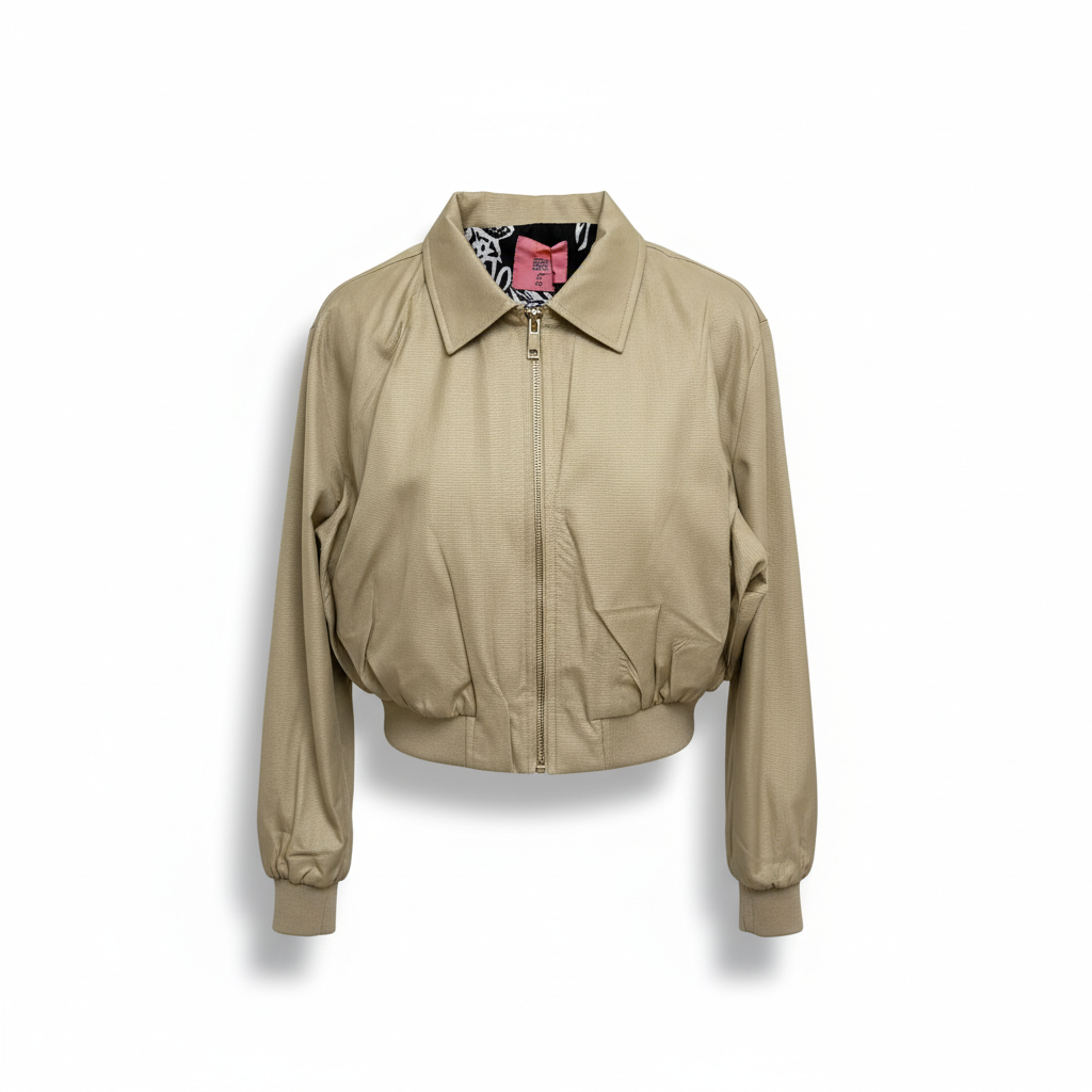 QUZU Cropped Zip Jacket  Female