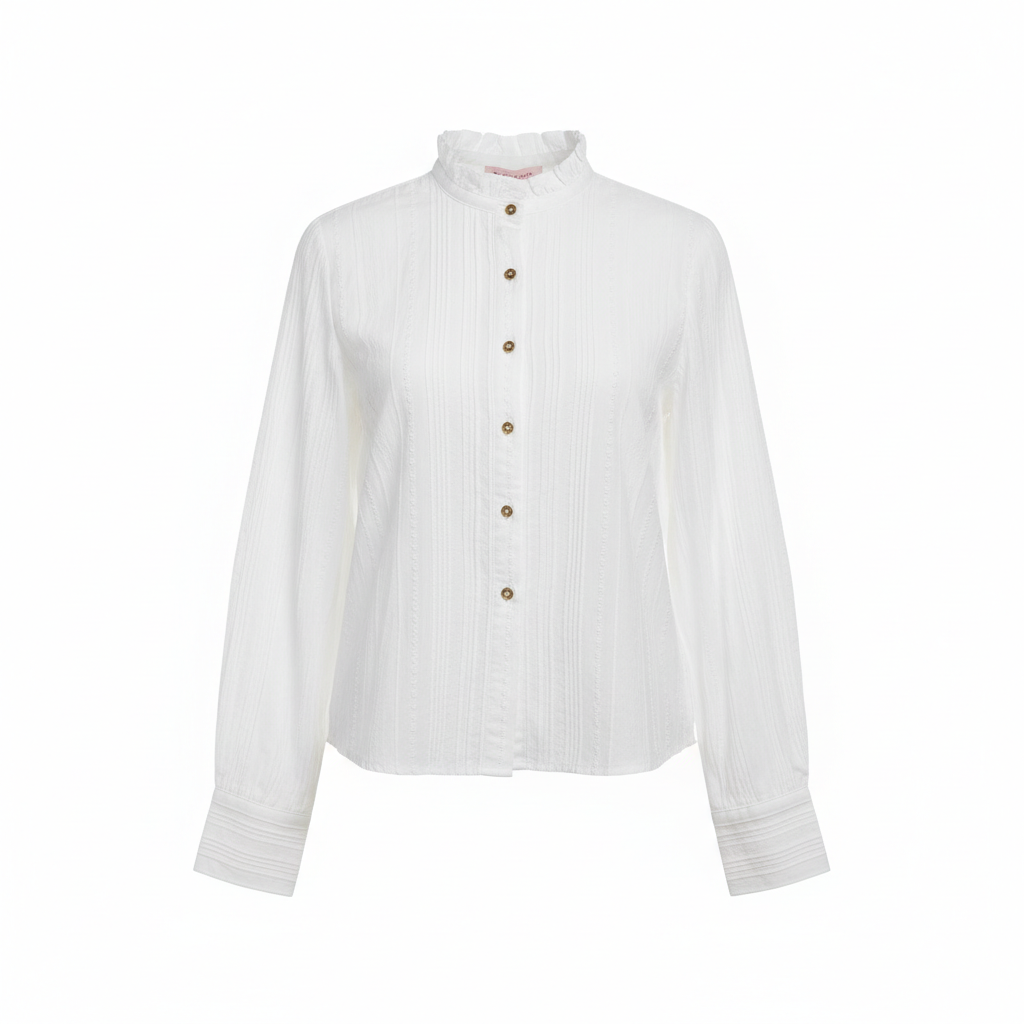 QUZU Off-Shoulder Shirt  Female