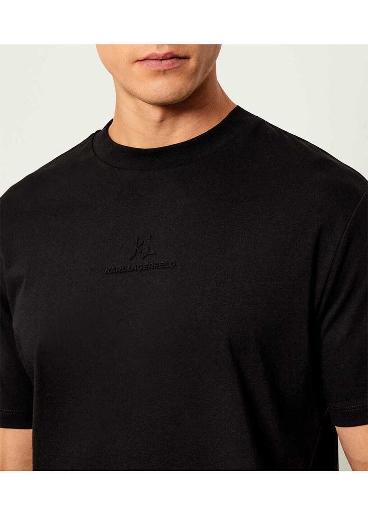 Karl Lagerfeld Round T-shirt Male WHITE
