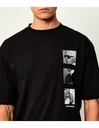 Karl Lagerfeld Round T-shirt Male BLACK