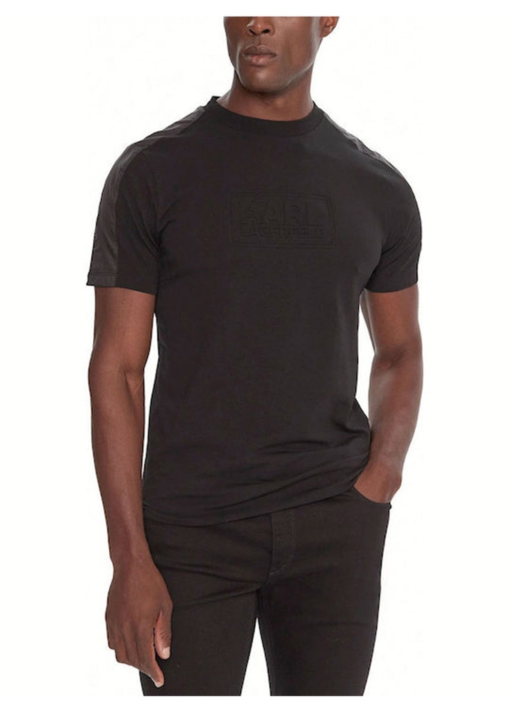 Karl Lagerfeld Round T-shirt Male OLIVE