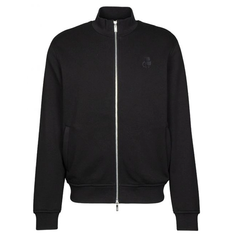 Karl Lagerfeld Cotton Jacket Male BLACK