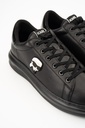 Karl Lagerfeld Leather Shoes Male BLACK