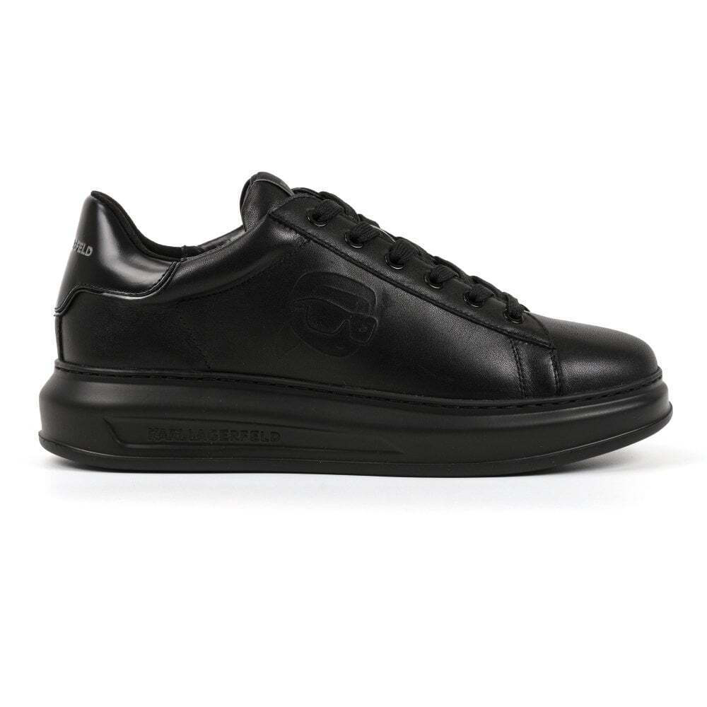 Karl Lagerfeld Leather Shoes Male BLACK