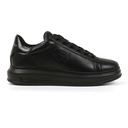 Karl Lagerfeld Leather Shoes Male BLACK
