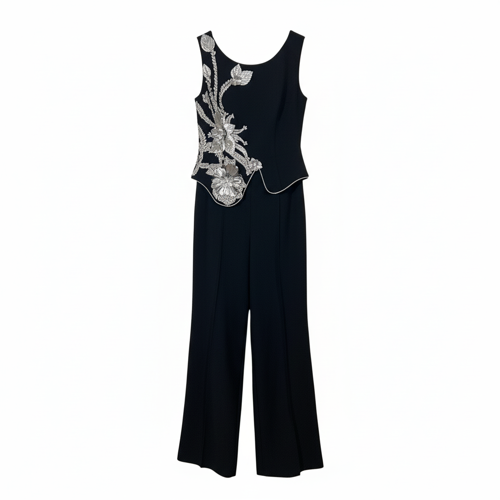 RENGIN Flowing Chiffon Dress Female