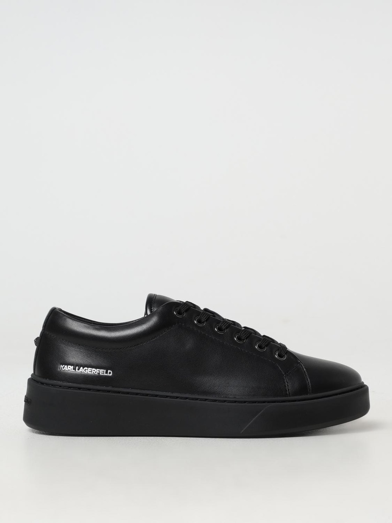 Karl Lagerfeld Leather Shoes Male BLACK