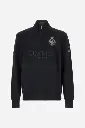 La Martina MaleHalf Zipper Knit Sweatshirt BLACK
