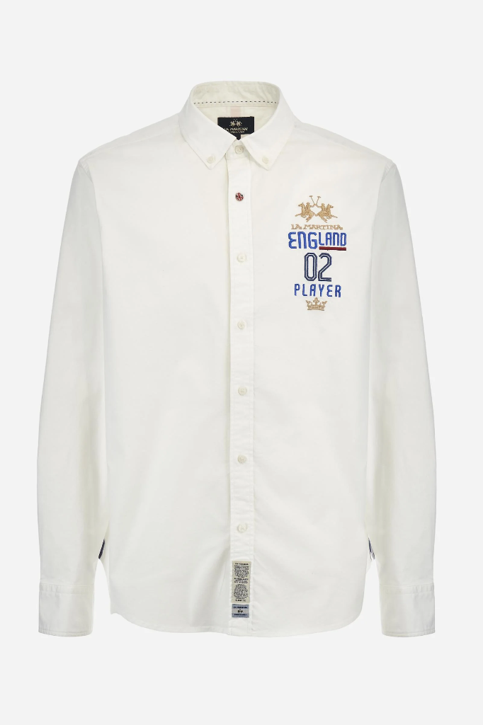 La Martina Male Shirt BLUE
