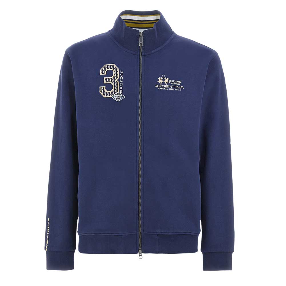 La Martina Male Cotton Sweatshirt NAVY
