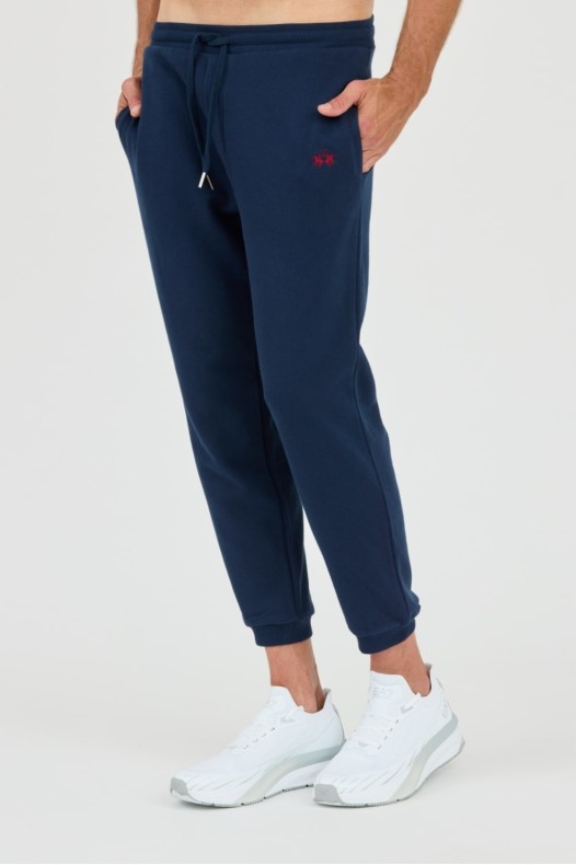 La Martina Male Cotton  Sweat Pant BLACK