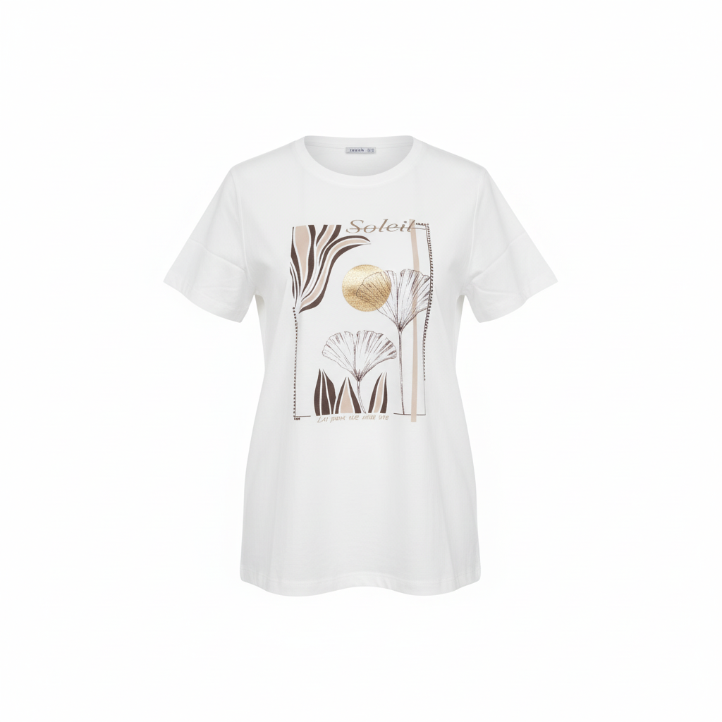 JOGGY Round Cotton T-shirt  Female 