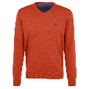 FYNCH HATTON  Sweater Knit V-Neck Male