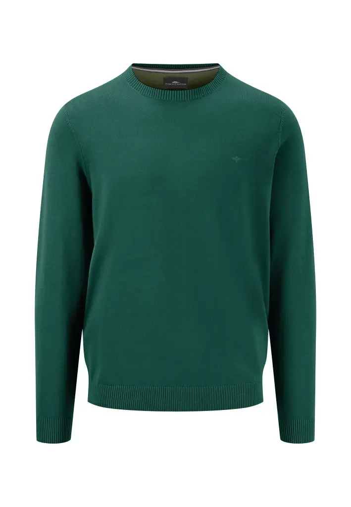 FYNCH HATTON  Sweater Cotton Round Neck Male