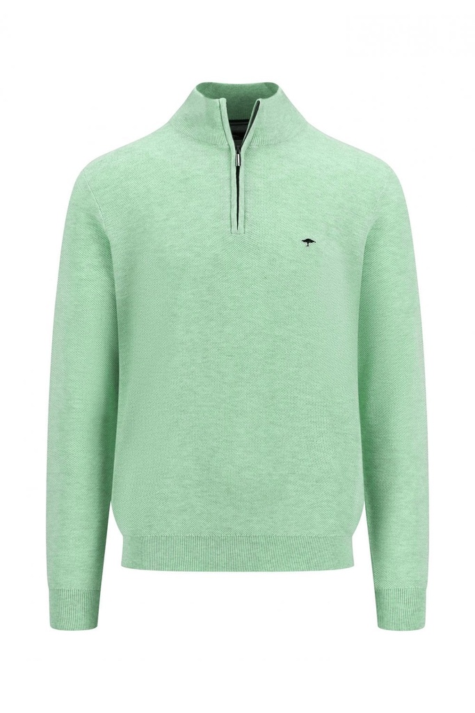  FYNCH HATTON  Half Zipper Sweater Knit  Male