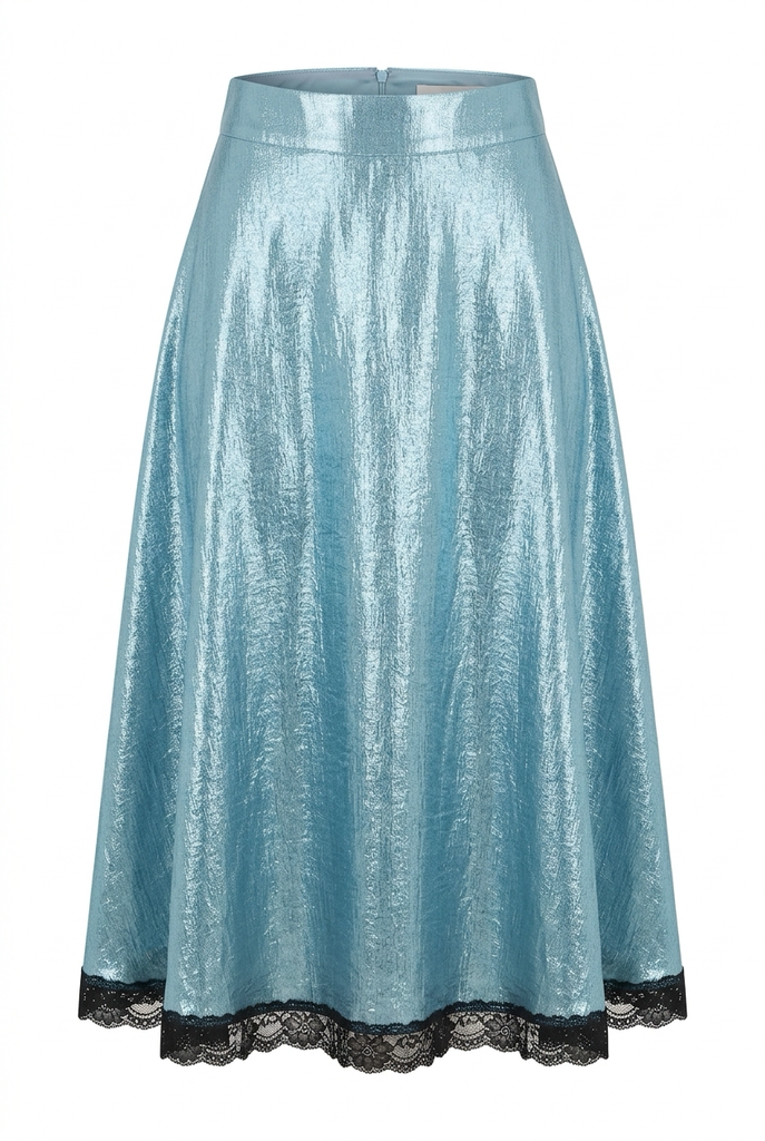 ZENE Shinny Skirt Female 
