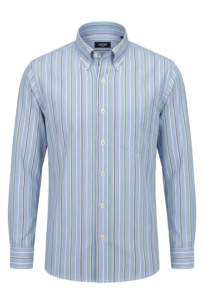 RECTANGLE JAUNE STRIPED Shirt Male