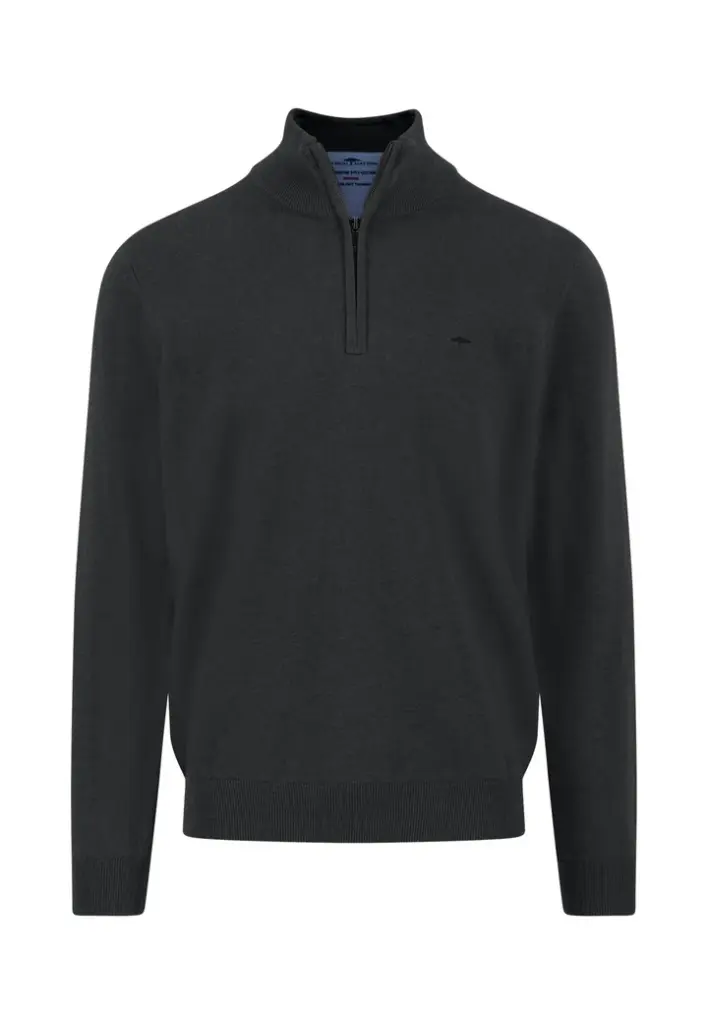 FYNCH HATTON Half Zipper Sweatshirt Knit Male