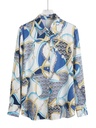 SUMMER MAN Arm Patterned Blousse Female