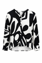 SUMMER MAN Arm Patterned Blousse Female