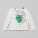 BARBRA Green NeckT-shirt Female