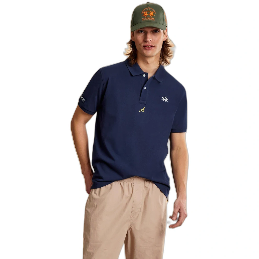 LA MARTINA Cotton Polo Male