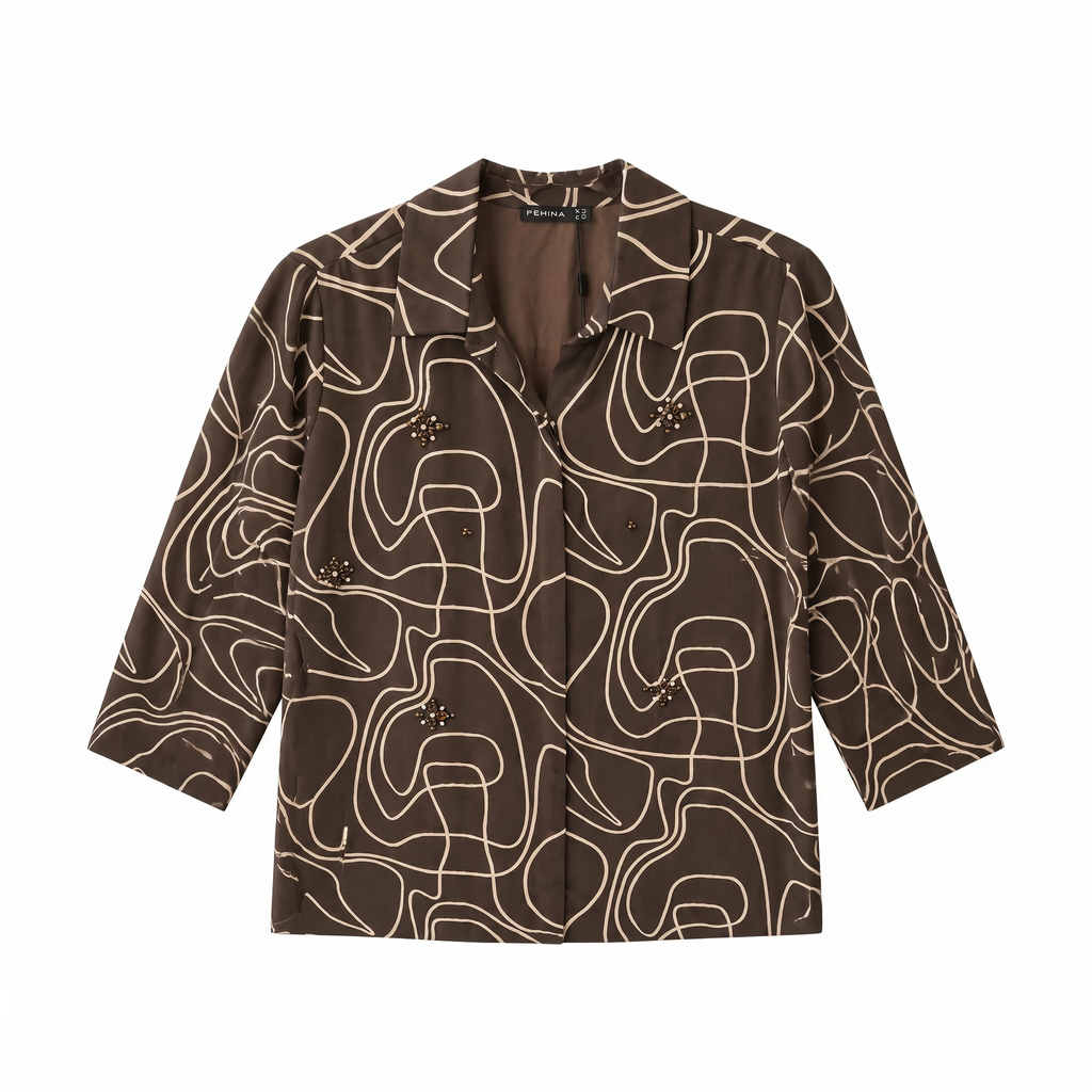 FEMINA Long sleeve Blousse Female