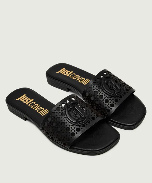 JUST CAVALLI  Leather Slipper  Female