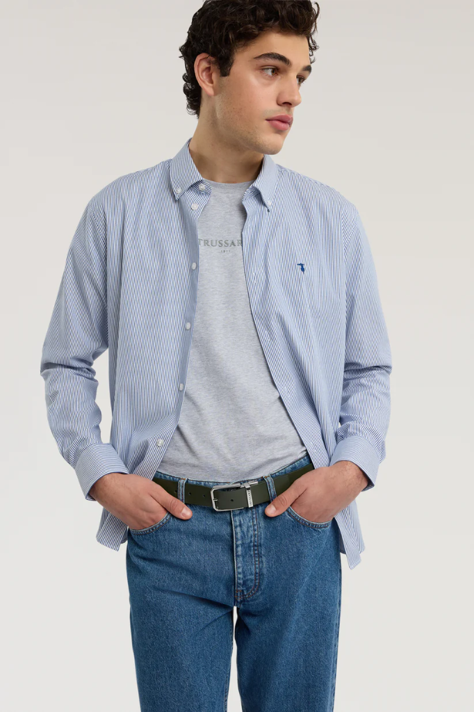 TRUSSARDI Regular Fit Shirt Male