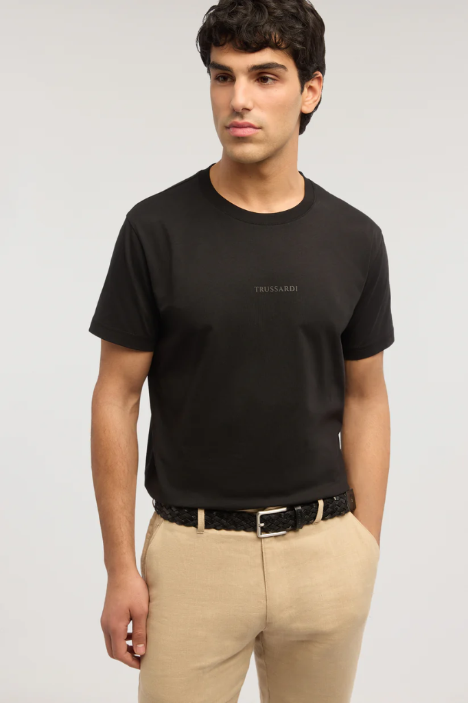 TRUSSARDI Regular Cotton T-Shirt Male