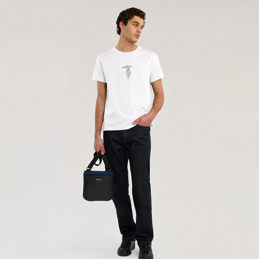 TRUSSARDI Regular Cotton T-Shirt Male