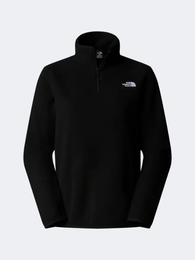 The North Face Glacier Fleece 1/4 Zip Women Hiking Fleece Black