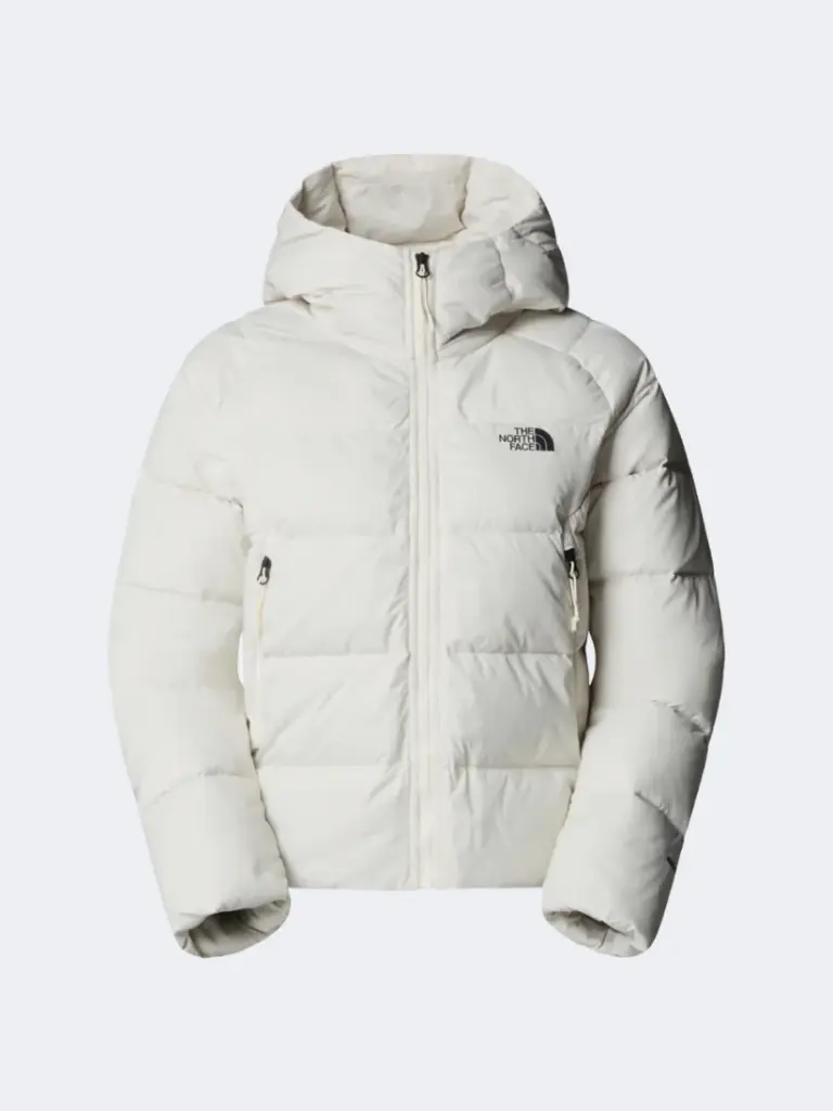 The North Face Hyalite Down Women Hiking Jacket White Dune