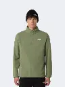 The North Face Glacier 1/4 Zip Men Hiking Fleece Bark Mist