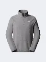 The North Face Glacier 1/4 Zip Men Hiking Fleece grey