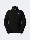 The North Face Glacier 1/4 Zip Men Hiking Fleece Black