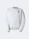 The North Face Red Box Crew Classic Men Lifestyle Sweatshirt Grey Heather