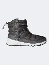 The North Face Thermoball Lace Up Waterproof Women Lifestyle After Ski Boot Antracite Grey/White