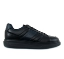HARMONT&BLAINE Male SNEAKERS LEATHER  Shoes BLACK