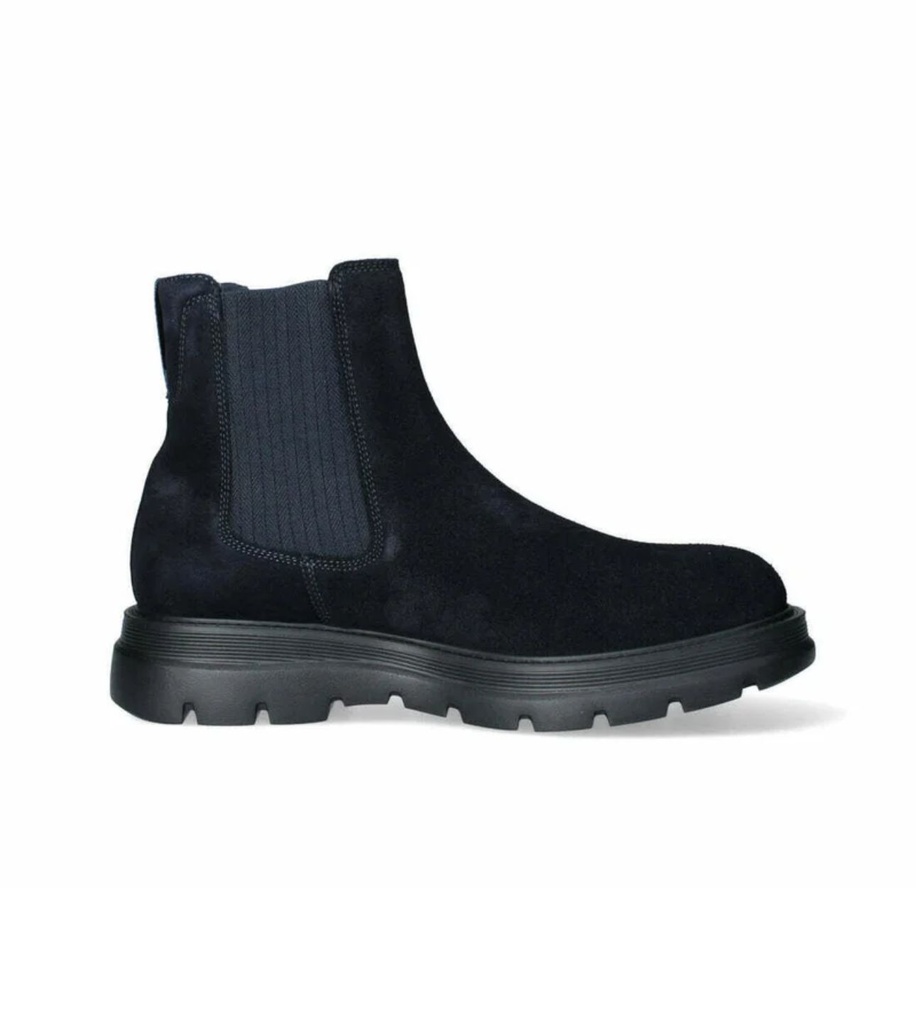 HARMONT&BLAINE Male ANKLE SUEDE Shoes NAVY