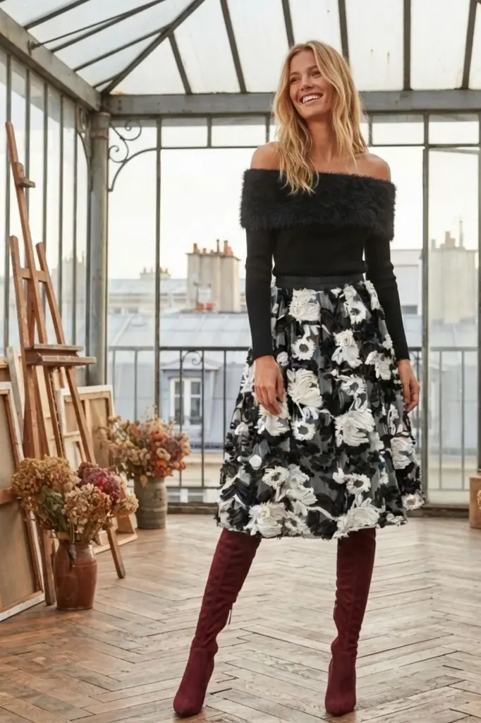 RENE DERHY Skirt Female Winter