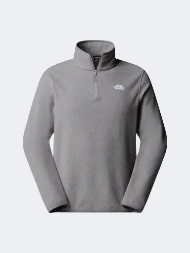 The North Face Glacier 1/4 Zip Men Hiking Fleece grey