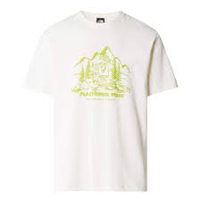 [TNF0A87DX-QLI] The North Face Nature Men Lifestyle T-Shirt White Dune
